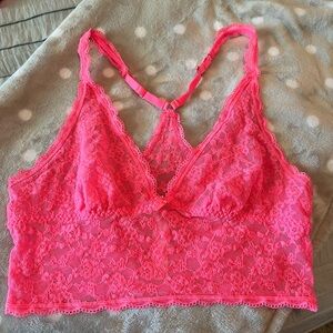 Victoria's Secret Lace Bralette with Racerback Design